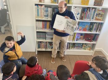 Alunos do Centro Escolar Beato Nuno visitaram a biblioteca 