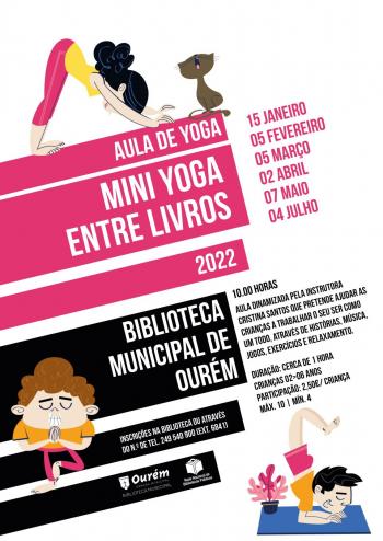 Aula de yoga para os mais pequenos 