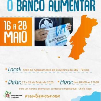 Escuteiros de Fátima colaboram com campanha do Banco Alimentar