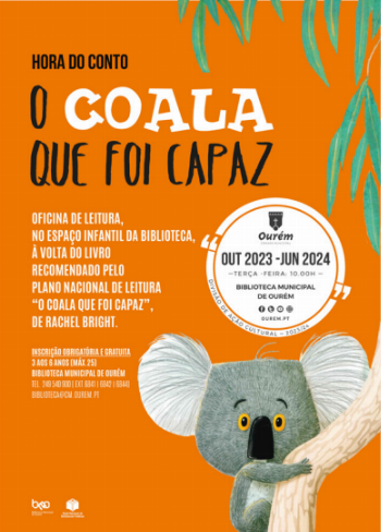 Hora do conto “O coala que foi capaz”