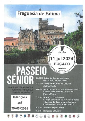 Inscrições para o Passeio Sénior 