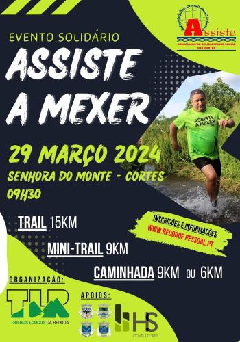 Inscrições abertas para o trail e caminhada “Assiste a Mexer”