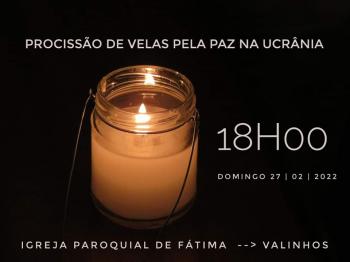 Procissão de Velas pela Paz na Ucrânia