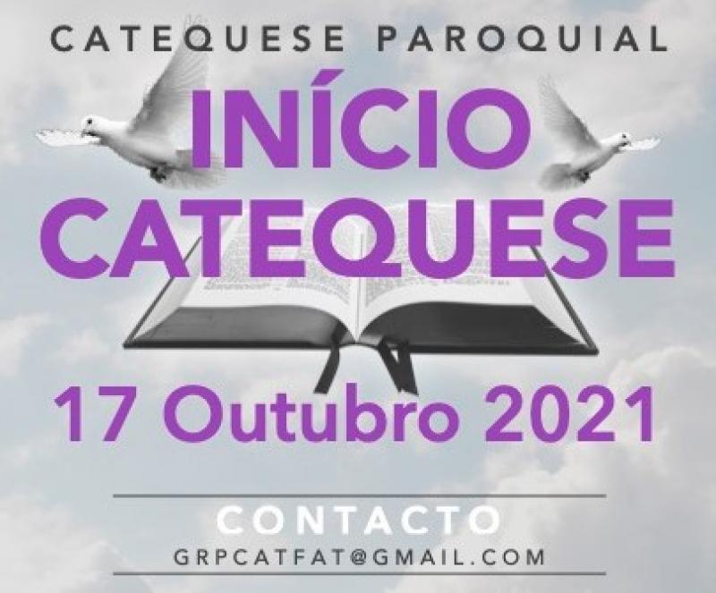 Catequese inicia a 17 de Outubro