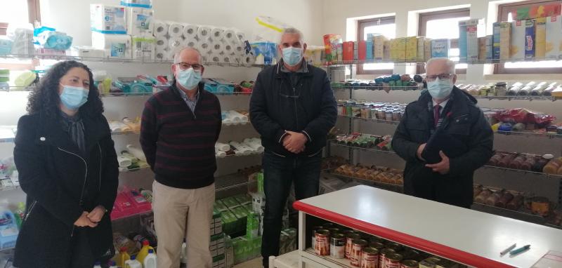 Presidente da Cáritas diocesana de Leiria‑Fátima visita estrutura paroquial