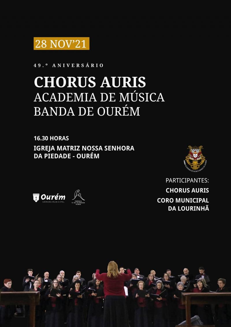 Concerto em Ourém:  Chorus Auris e Coro Municipal da Lourinhã   