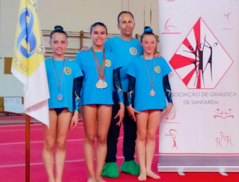 Laura Jesus do Clube de Ginástica de Fátima sagra-se campeã distrital de juniores 