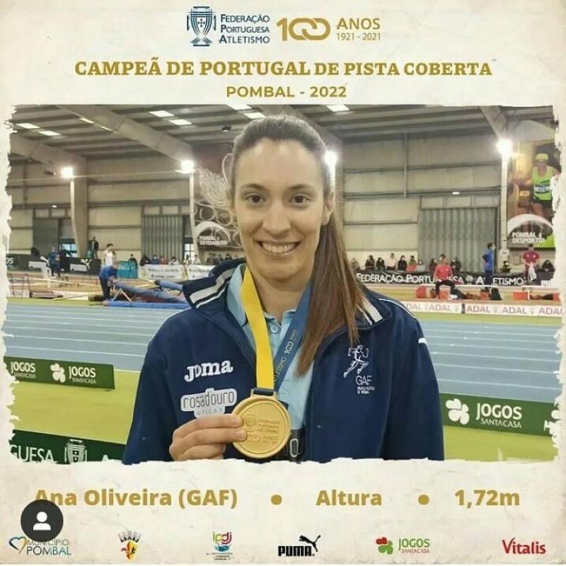 Ana Oliveira sagra-se campeã nacional de salto em altura