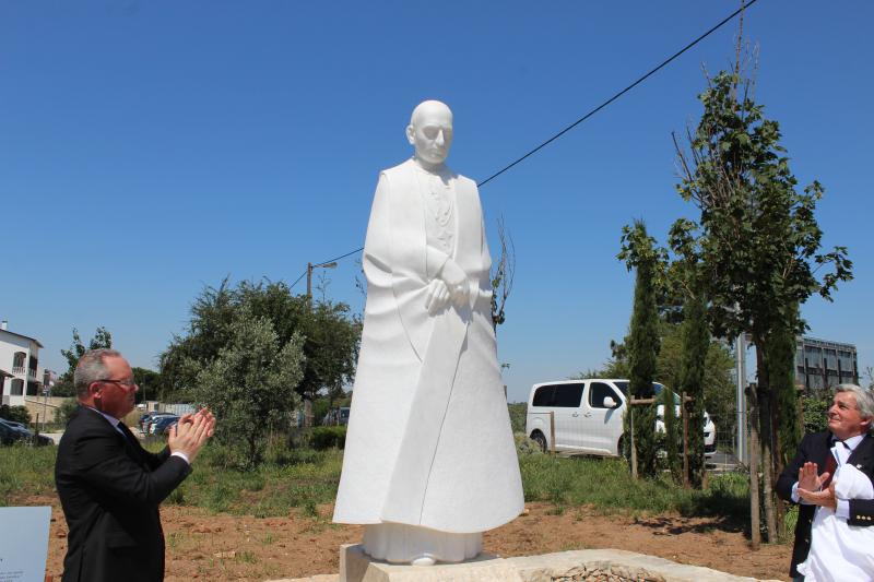 Santuário inaugura estátua do cardeal József Mindszenty 