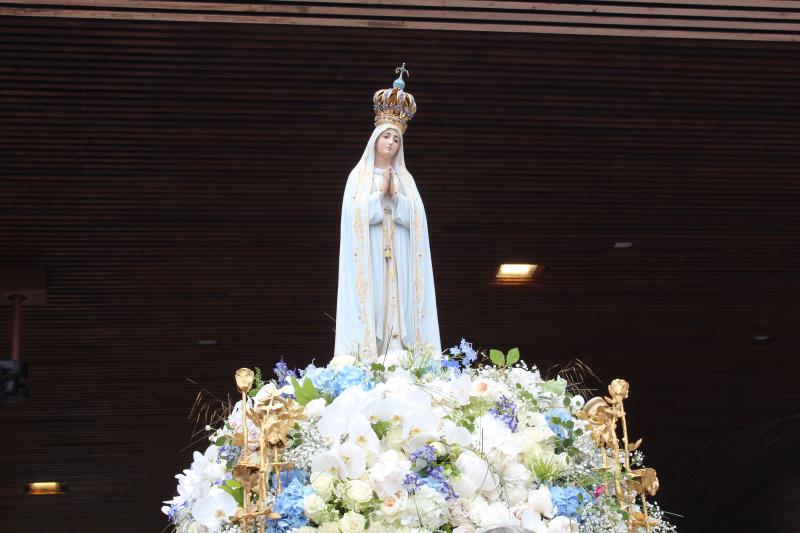 Imagem de Nossa Senhora viagem até Roma 