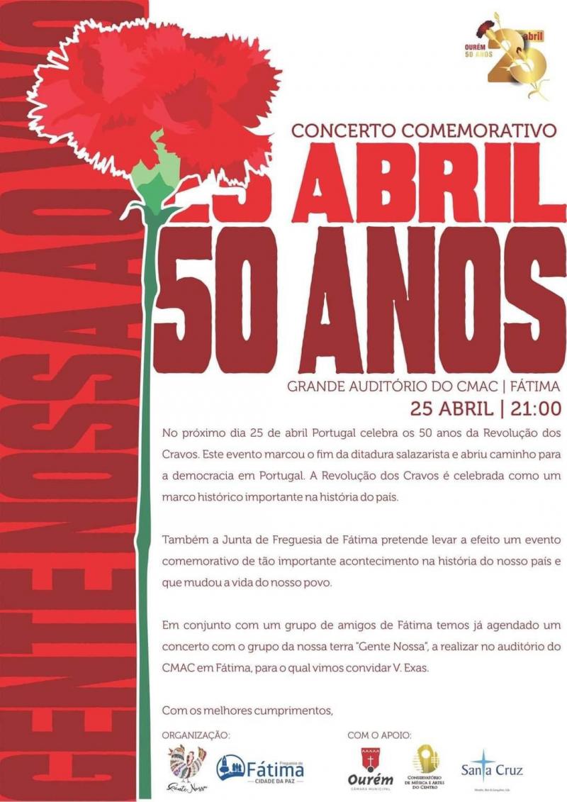 Concerto Comemorativo do 25 de Abril 