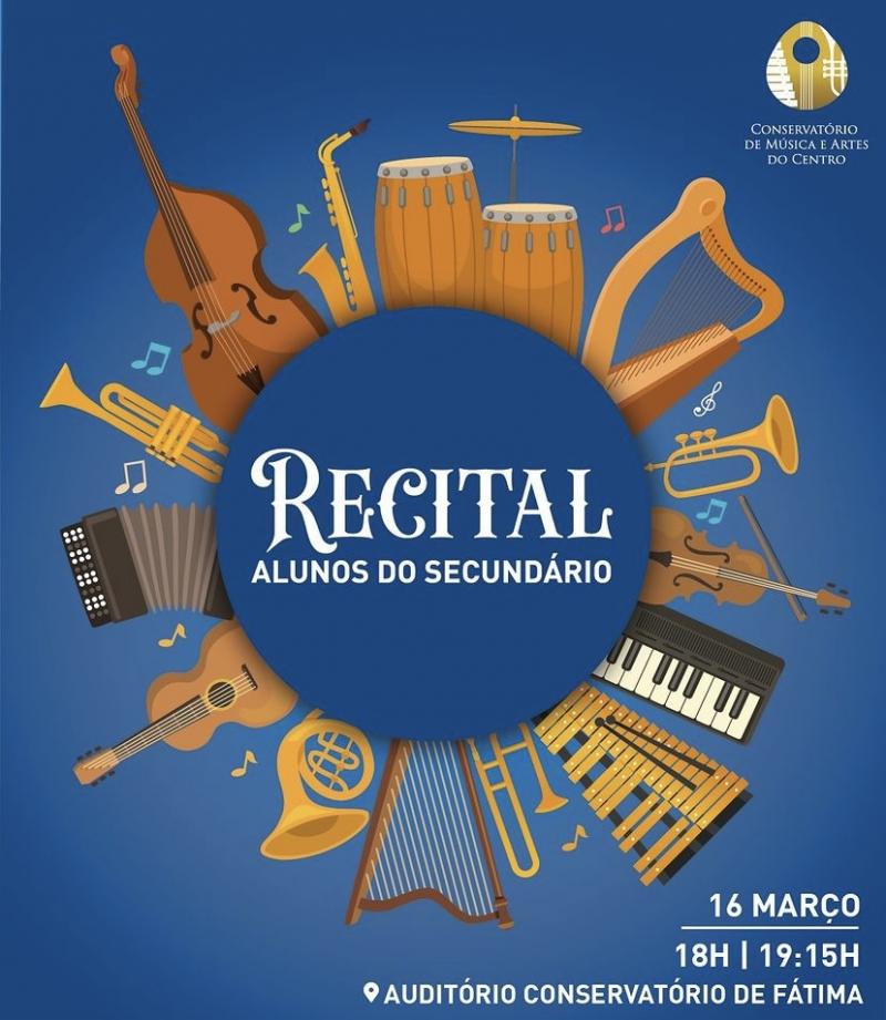 Recital com os alunos do secundário