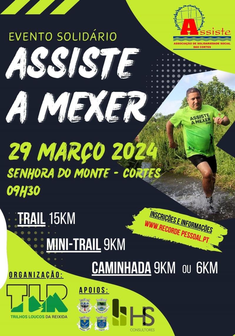 Inscrições abertas para o trail e caminhada “Assiste a Mexer”