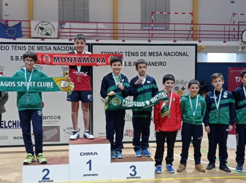 Ténis de Mesa:  Seis pódios no Torneio Nacional da Marinha Grande