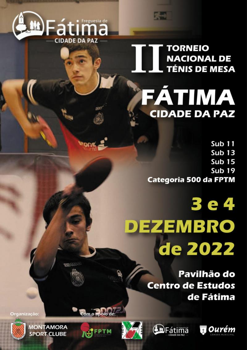 Montamora organiza 2.º Torneio Nacional Fátima - Cidade da Paz