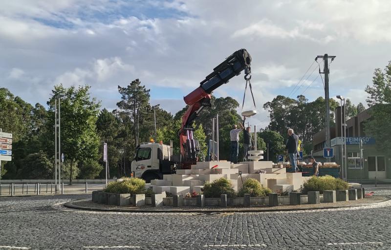 6 de Julho: Inauguração da escultura oferecida pelo Rotary de Fátima