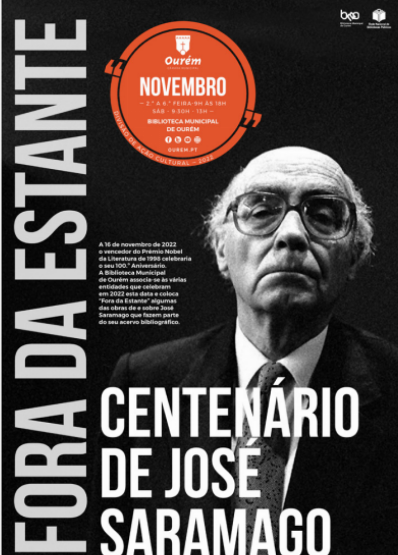 Centenário de José Saramago assinalado na Biblioteca Municipal de Ourém