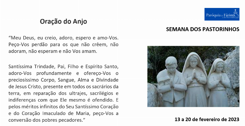 «Semana dos Pastorinhos» com momentos de oração, celebração, peregrinação e testemunho